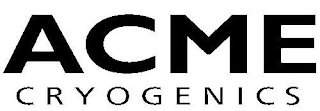 ACME CRYOGENICS logo