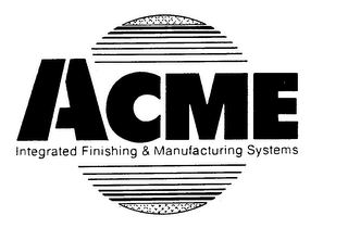 ACME INTEGRATED FINISHING & MANUFACTURING SYSTEMS logo