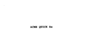 ACME QUICK RX logo