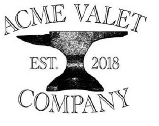 ACME VALET COMPANY EST. 2018 logo