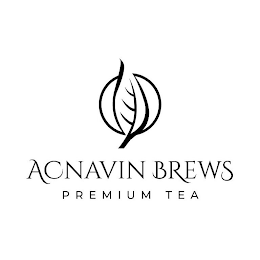 ACNAVIN BREWS PREMIUM TEA logo