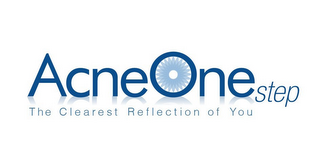 ACNEONE STEP THE CLEAREST REFLECTION OF YOU logo