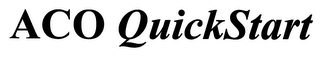 ACO QUICKSTART logo