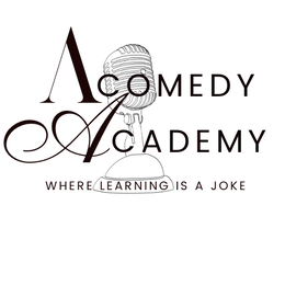 ACOMEDY ACADEMY WHERE LEARNING IS A JOKE logo