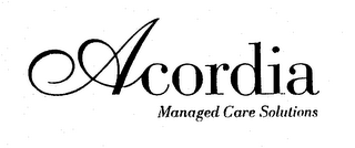ACORDIA MANAGED CARE SOLUTIONS logo