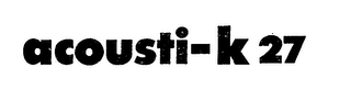 ACOUSTI-K27 logo