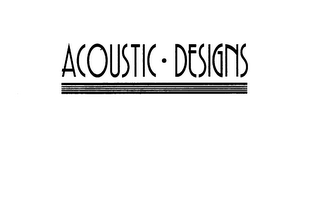 ACOUSTIC - DESIGNS logo
