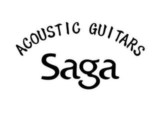 ACOUSTIC GUITARS SAGA logo