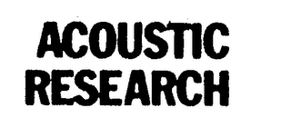 ACOUSTIC RESEARCH logo