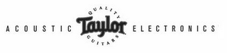ACOUSTIC TAYLOR QUALITY GUITARS ELECTRONICS logo