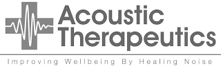 ACOUSTIC THERAPEUTICS IMPROVING WELLBEING BY HEALING NOISE logo