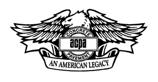 ACPA CONCRETE PAVEMENT AN AMERICAN LEGACY logo