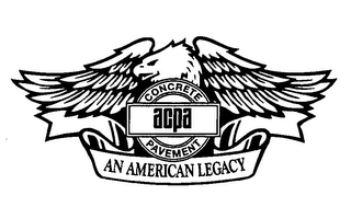 ACPA CONCRETE PAVEMENT AN AMERICAN LEGACY logo