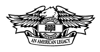 ACPA CONCRETE PAVEMENT AN AMERICAN LEGACY logo