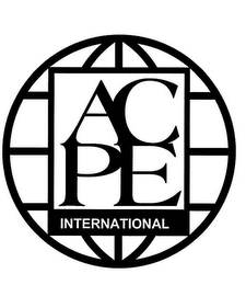 ACPE INTERNATIONAL logo