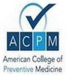 ACPM AMERICAN COLLEGE OF PREVENTIVE MEDICINE logo