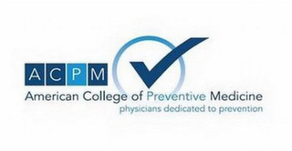 ACPM AMERICAN COLLEGE OF PREVENTIVE MEDICINE logo