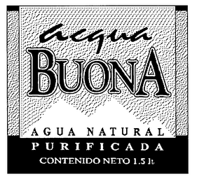 ACQUA BUONA AGUA NATURAL PURIFICADA CONTENIDO NETO 1.5 LT logo