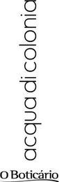 ACQUA DI COLONIA O BOTICARIO logo