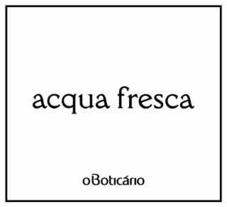ACQUA FRESCA O BOTICARIO logo