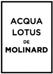 ACQUA LOTUS DE MOLINARD logo