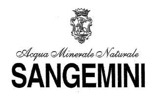 ACQUA MINERALE NATURALE SANGEMINI logo