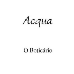 ACQUA O BOTICÁRIO logo