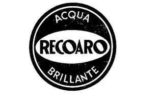 ACQUA RECOARO BRILLANTE logo