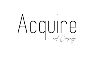 ACQUIRE AND COMPANY logo