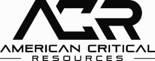 ACR AMERICAN CRITICAL RESOURCES logo