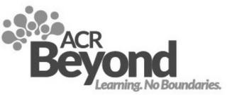 ACR BEYOND LEARNING. NO BOUNDARIES. logo