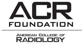 ACR FOUNDATION AMERICAN COLLEGE OF RADIOLOGY logo
