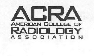ACRA AMERICAN COLLEGE OF RADIOLOGY ASSOCIATION logo