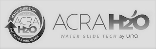 ACRA H2O WATER GLIDE TECH BY UNO WATER GLIDE TECH FAST DRYING & ANTIBACTERIAL UNO ACRA H2O logo
