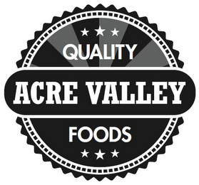 ACRE VALLEY QUALITY FOODS logo