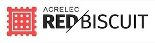 ACRELEC RED/BISCUIT logo