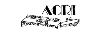 ACRI AMERICAN CONCRETE RAISING INC. logo