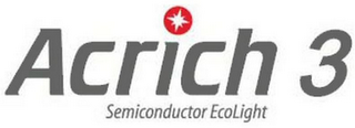 ACRICH 3 SEMICONDUCTOR ECOLIGHT logo