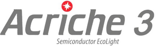ACRICHE 3 SEMICONDUCTOR ECOLIGHT logo