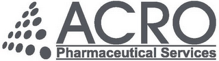 ACRO PHARMACEUTICAL SERVICES logo