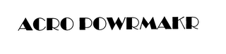 ACRO POWRMAKR logo