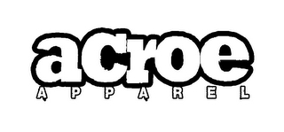ACROE A P P A R E L logo