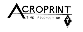 ACROPRINT TIME RECORDER CO. ATR logo