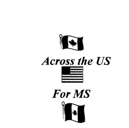 ACROSS THE US FOR MS logo