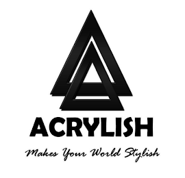 ACRYLISH MAKES YOUR WORLD STYLISH logo
