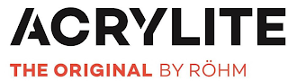 ACRYLITE THE ORIGINAL BY RÖHM logo
