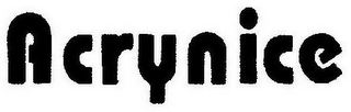 ACRYNICE logo