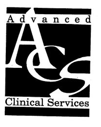 ACS ADVANCED CLINICAL SERVICES logo
