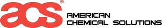 ACS AMERICAN CHEMICAL SOLUTIONS logo