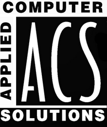 ACS APPLIED COMPUTER SOLUTIONS logo